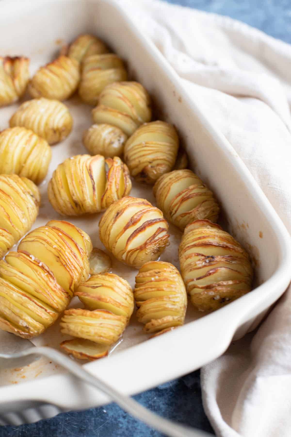 Mini Hasselback Potatoes Recipe