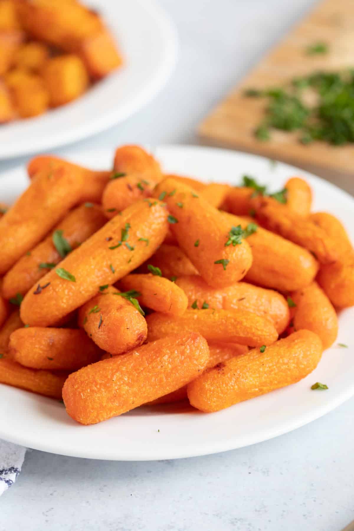 Air fryer baby carrots.