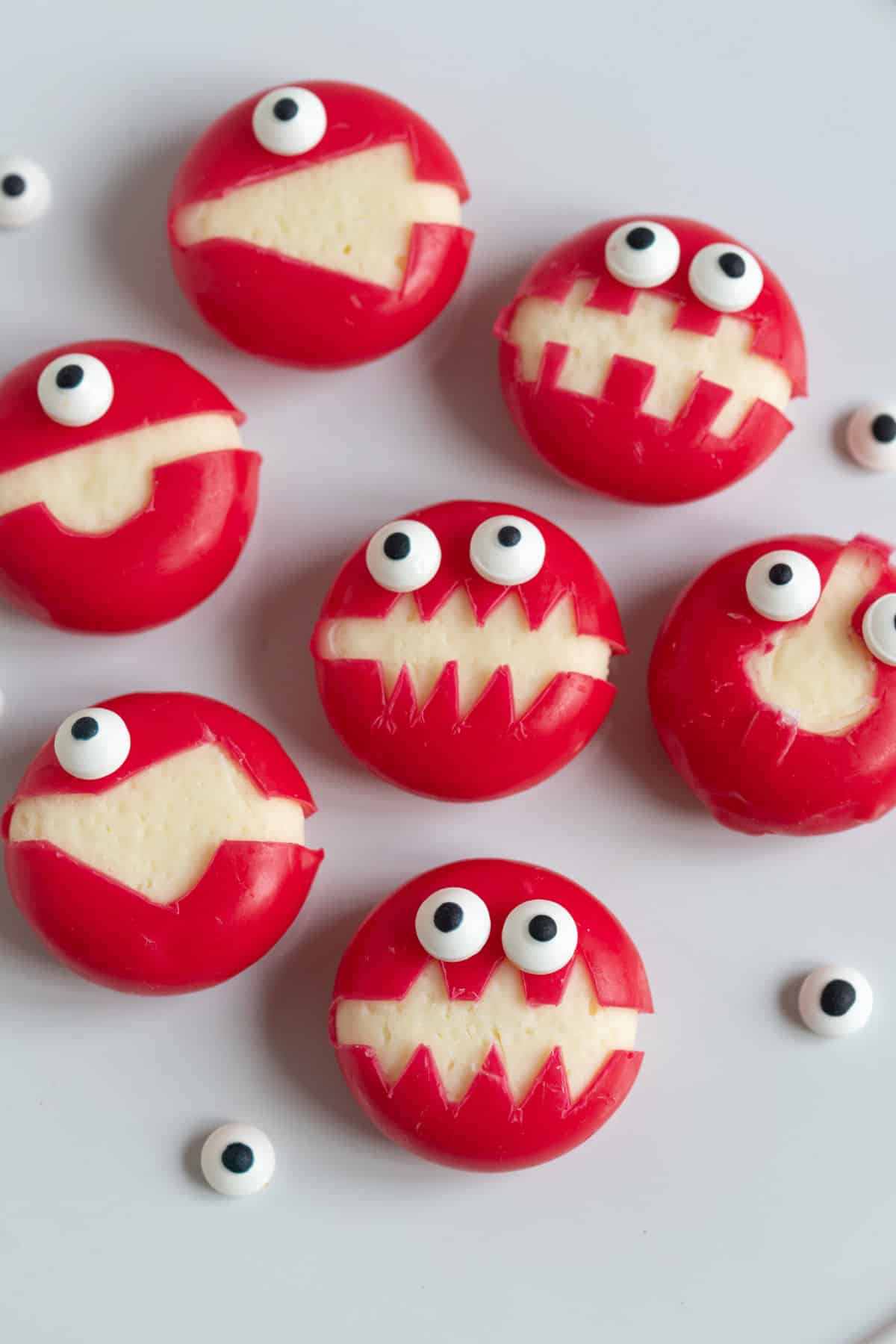 Babybel cheese monsters.