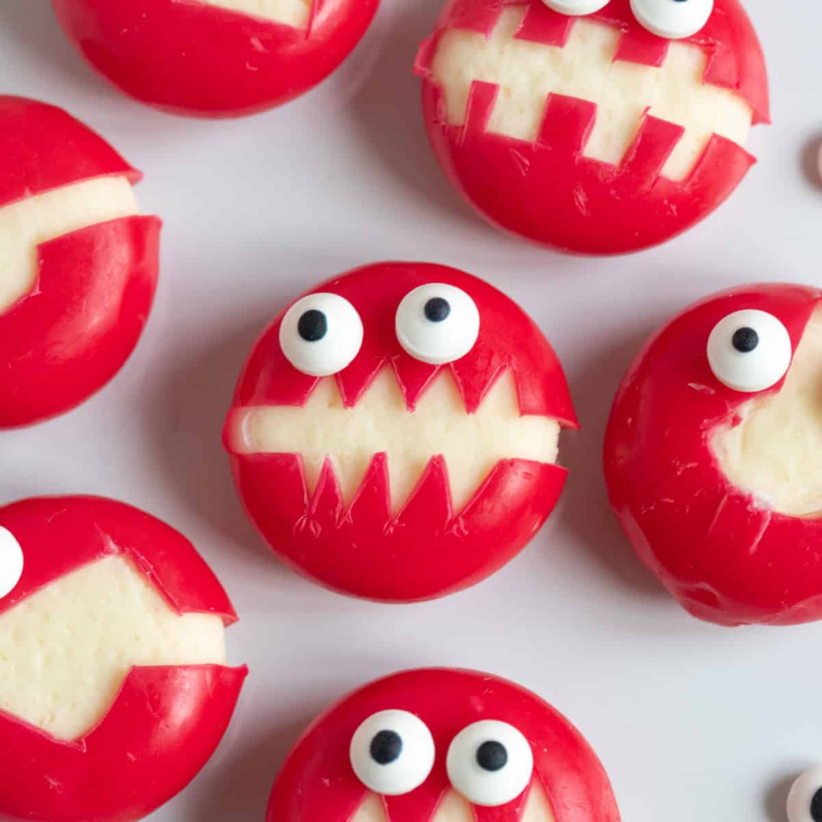 Easy Halloween Babybel Cheese Monsters Effortless Foodie