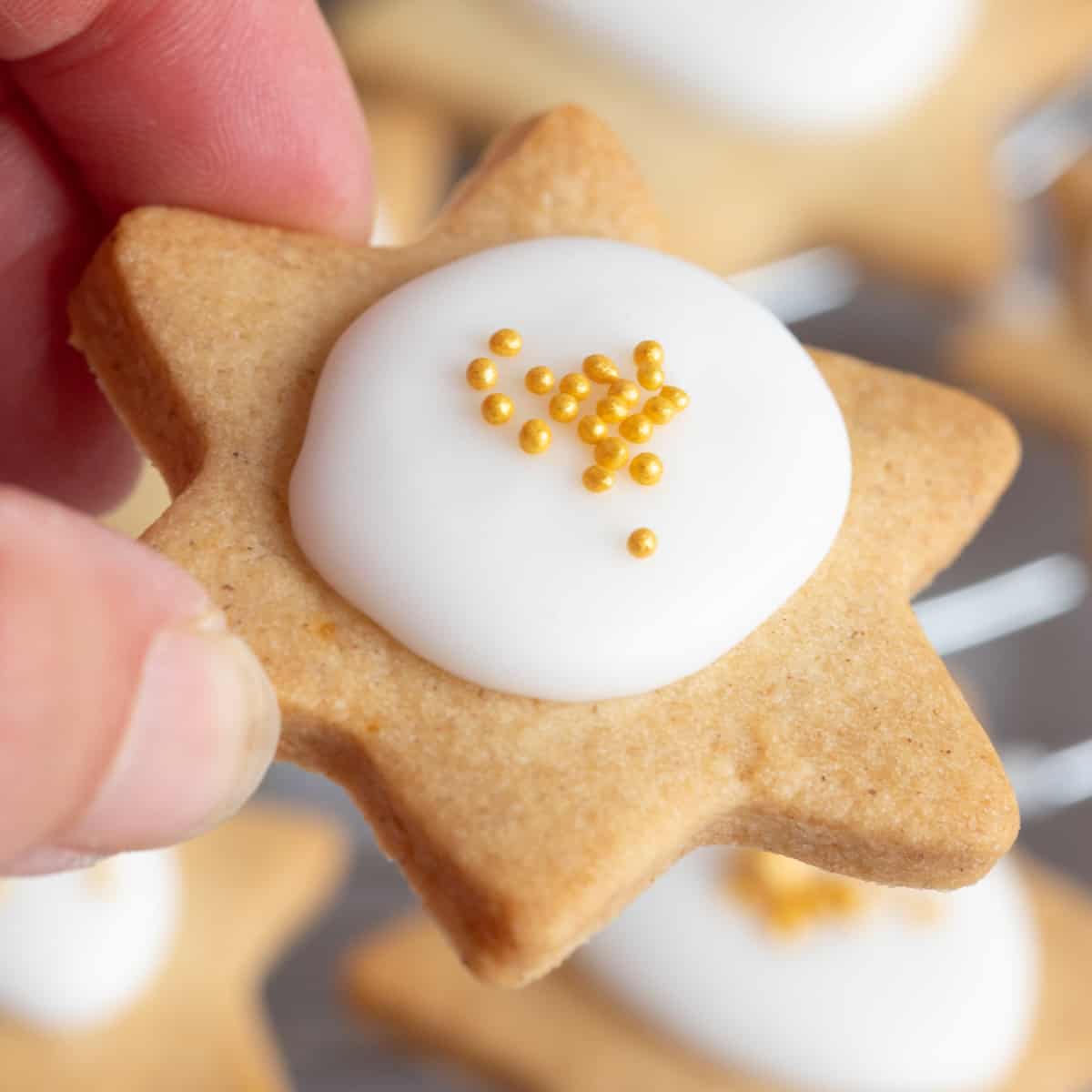 Easy Christmas Star Biscuits Recipe Effortless Foodie