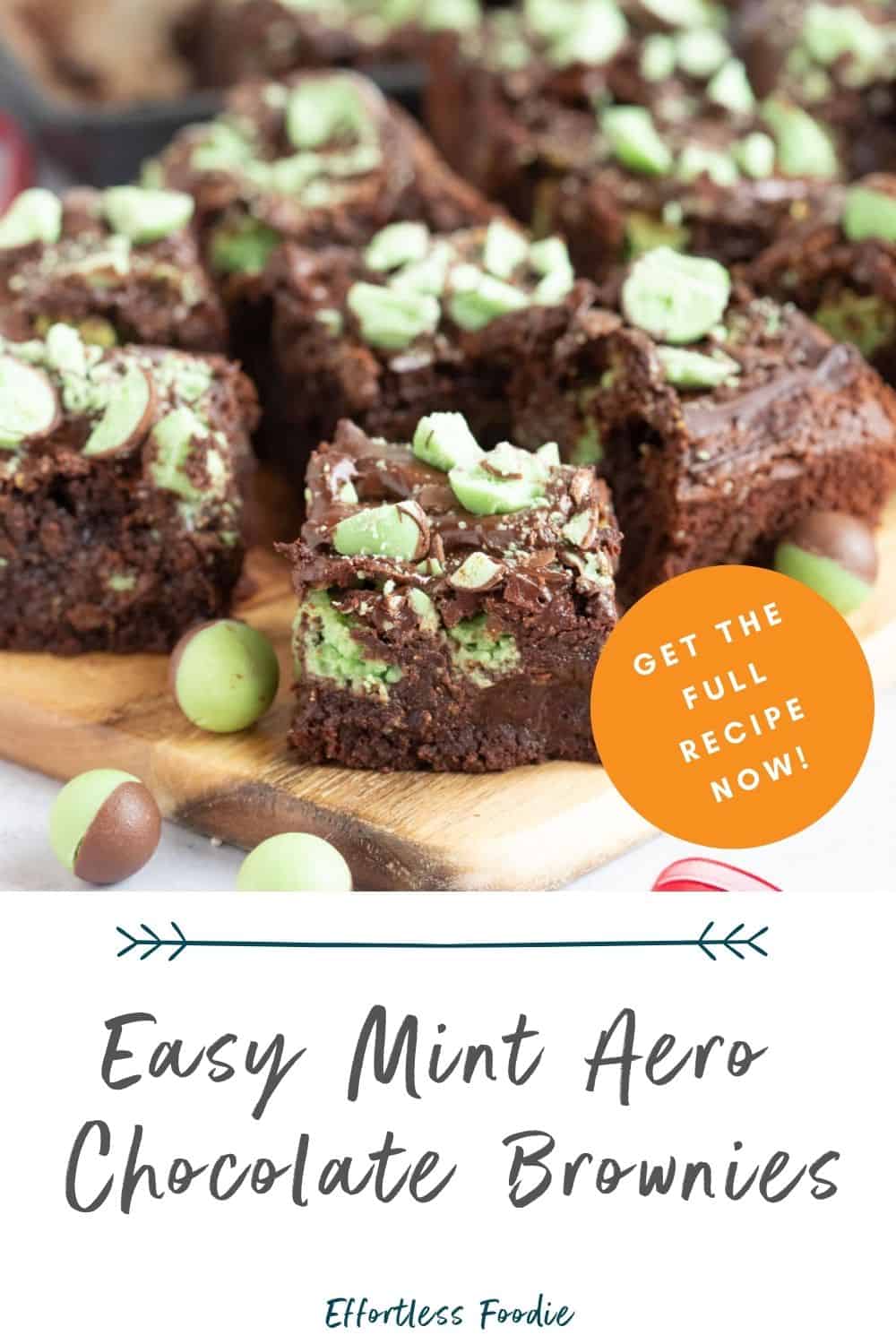 Easy Mint Aero Brownies Recipe Effortless Foodie