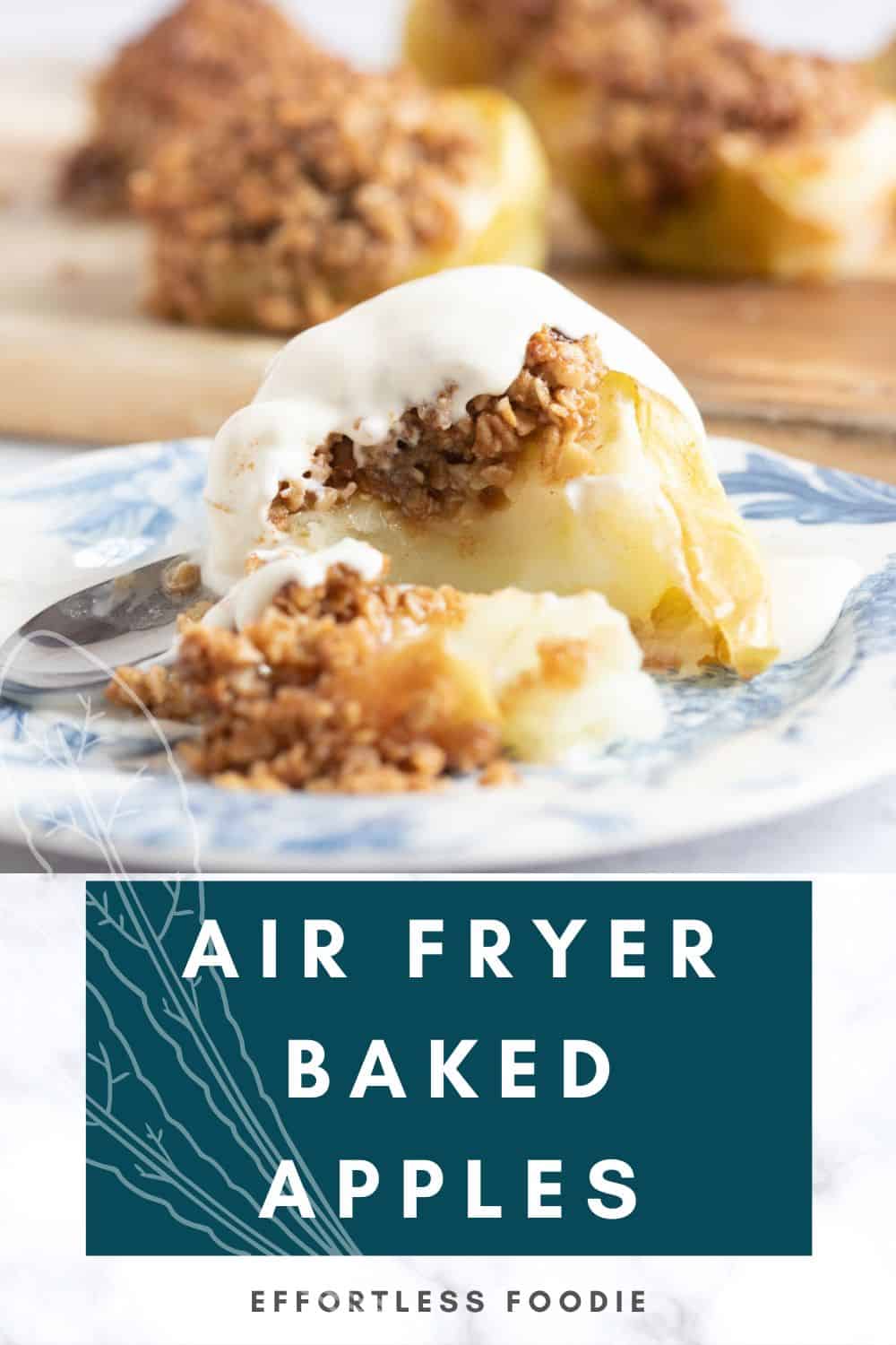 Easy Air Fryer Baked Apples Recipe Effortless Foodie