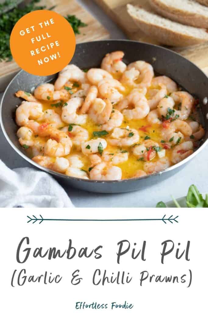 Gambas pil pil pin image for Pinterest.