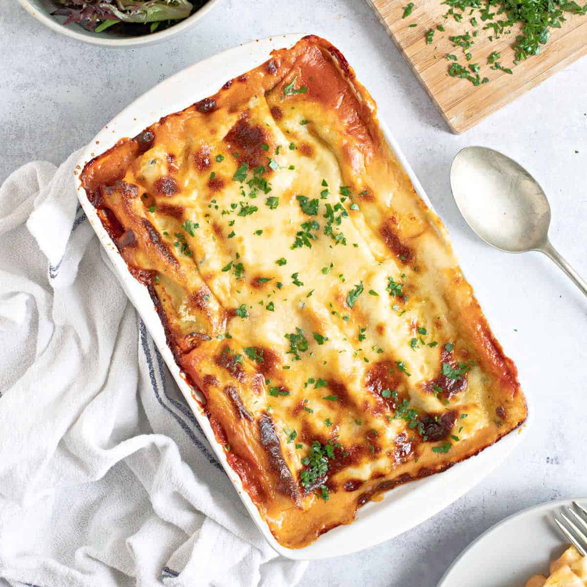 Easy Spinach & Ricotta Cannelloni Recipe - Effortless Foodie