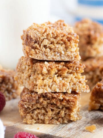 A stack of air fryer flapjacks.