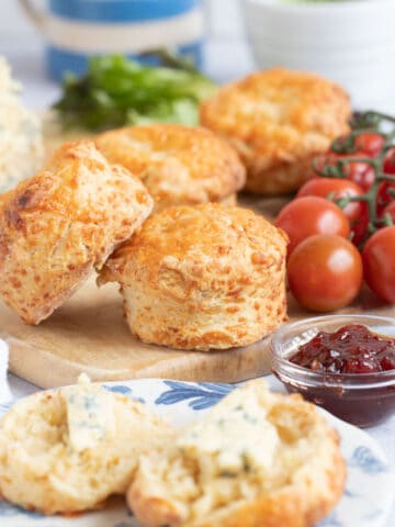 Cheese scones.