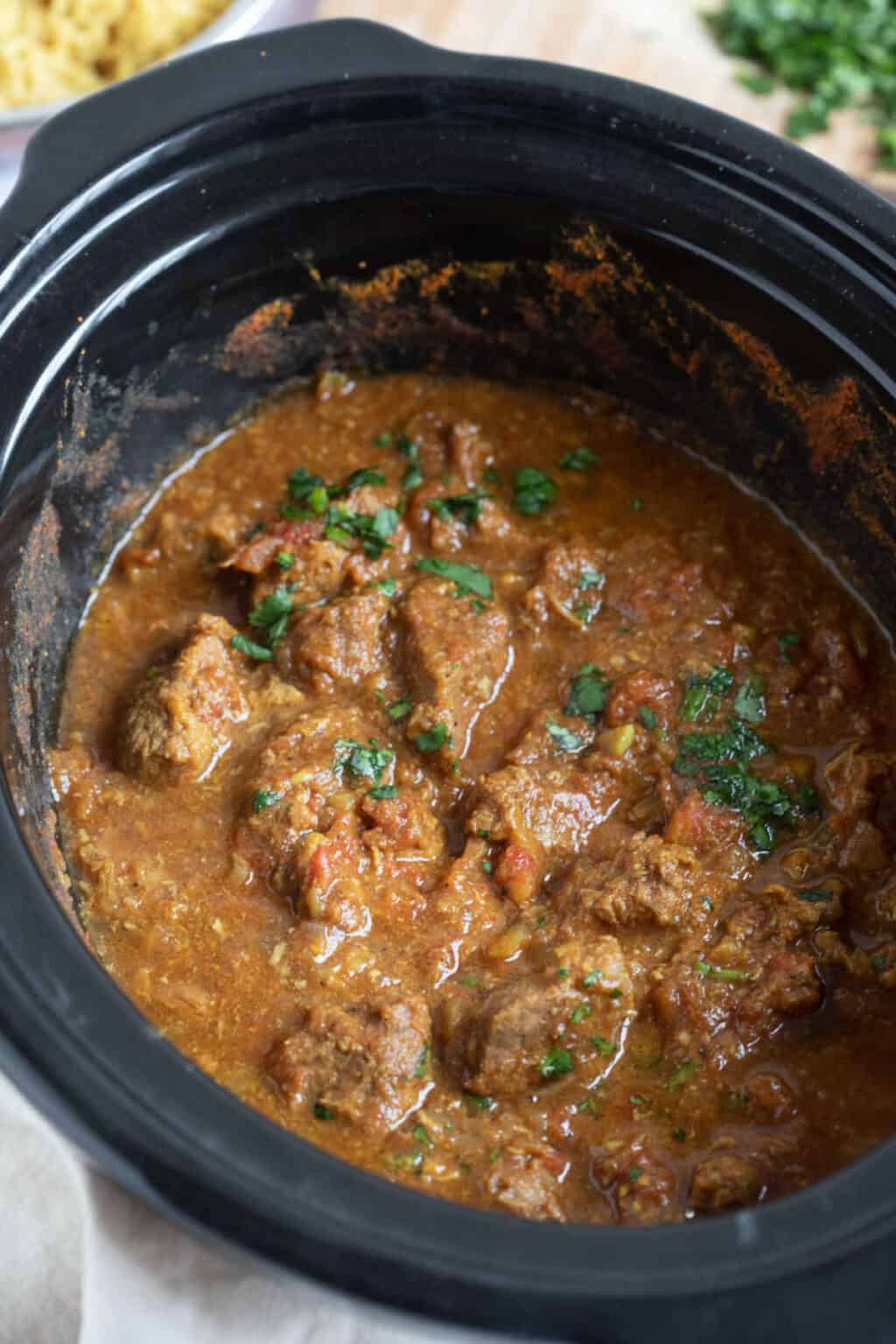 Easy Slow Cooker Beef Curry Recipe (No Browning) Effortless Foodie