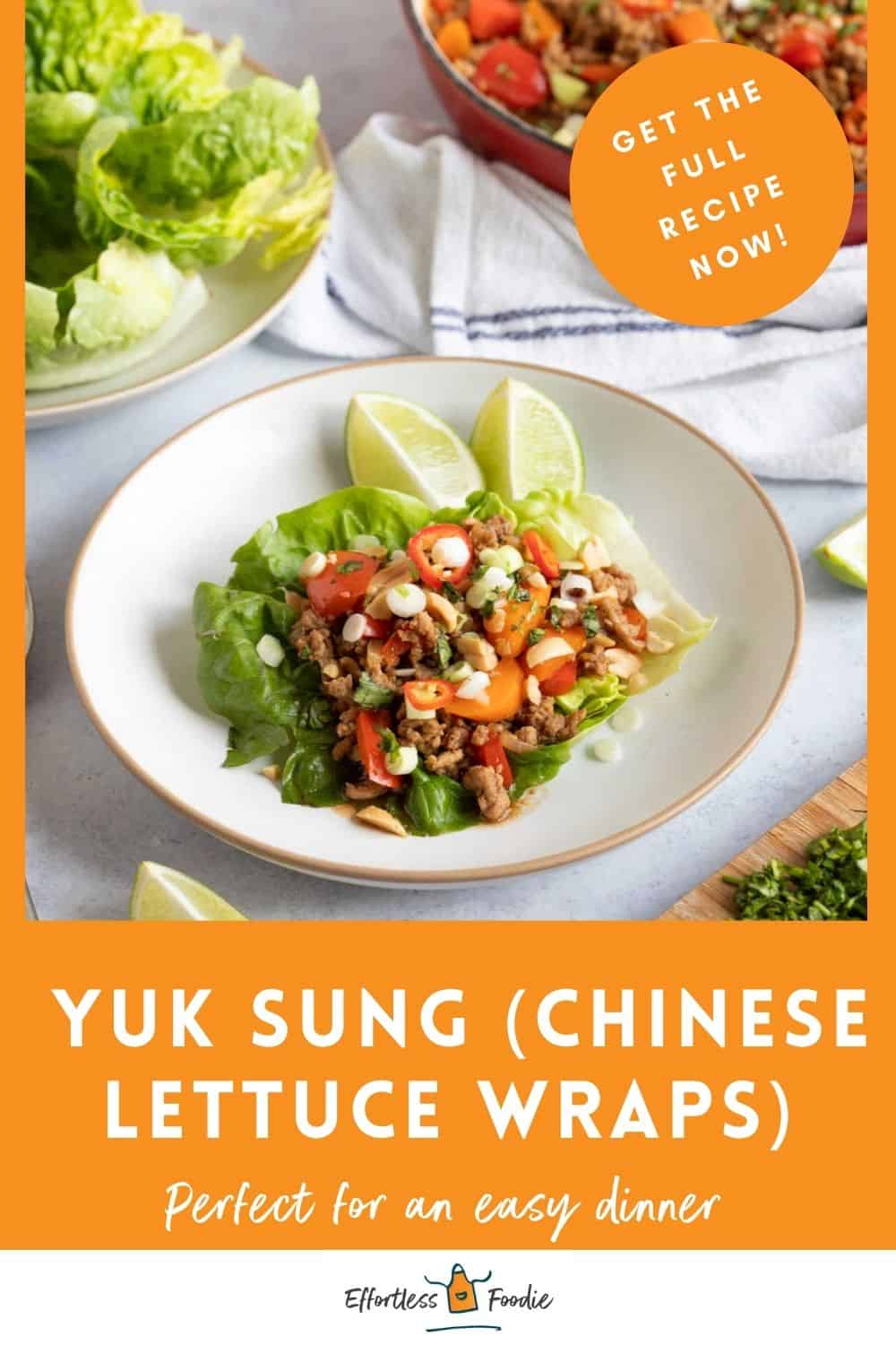 Easy Pork Yuk Sung Recipe (Chinese Lettuce Wraps) Effortless Foodie