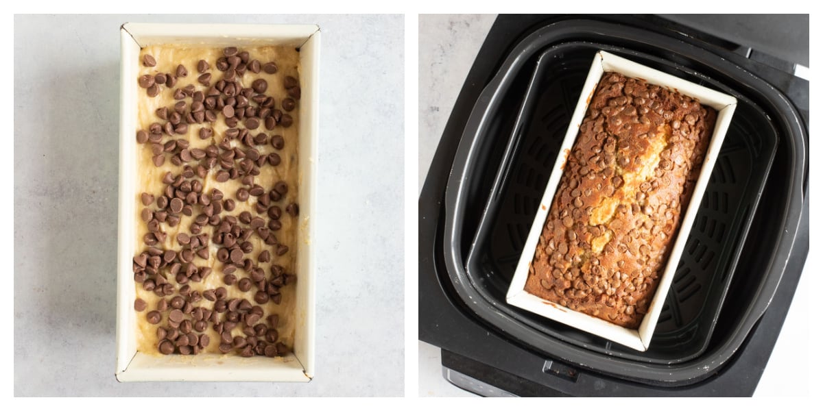 Banana bread in air fryer.