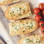 Air fryer garlic bread.