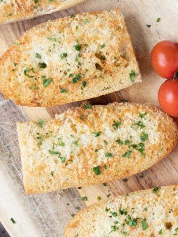 Air fryer garlic bread.