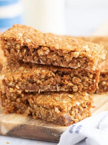 A stack of Anzac slices.