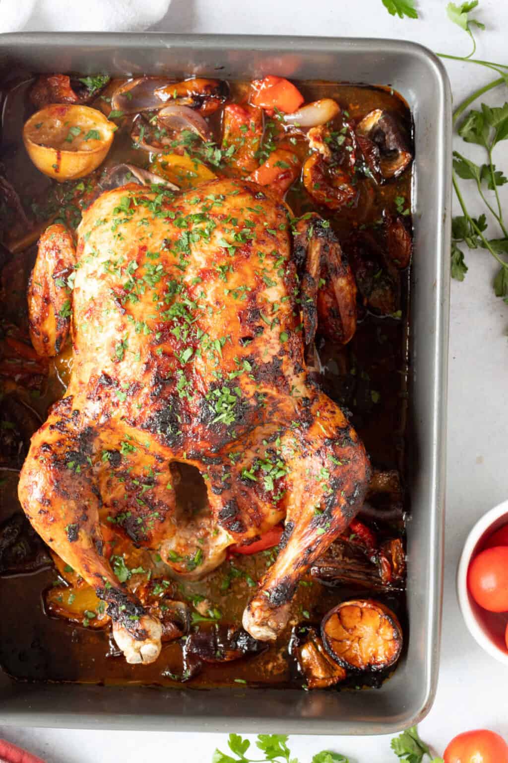 Harissa Roast Chicken Recipe Effortless Foodie