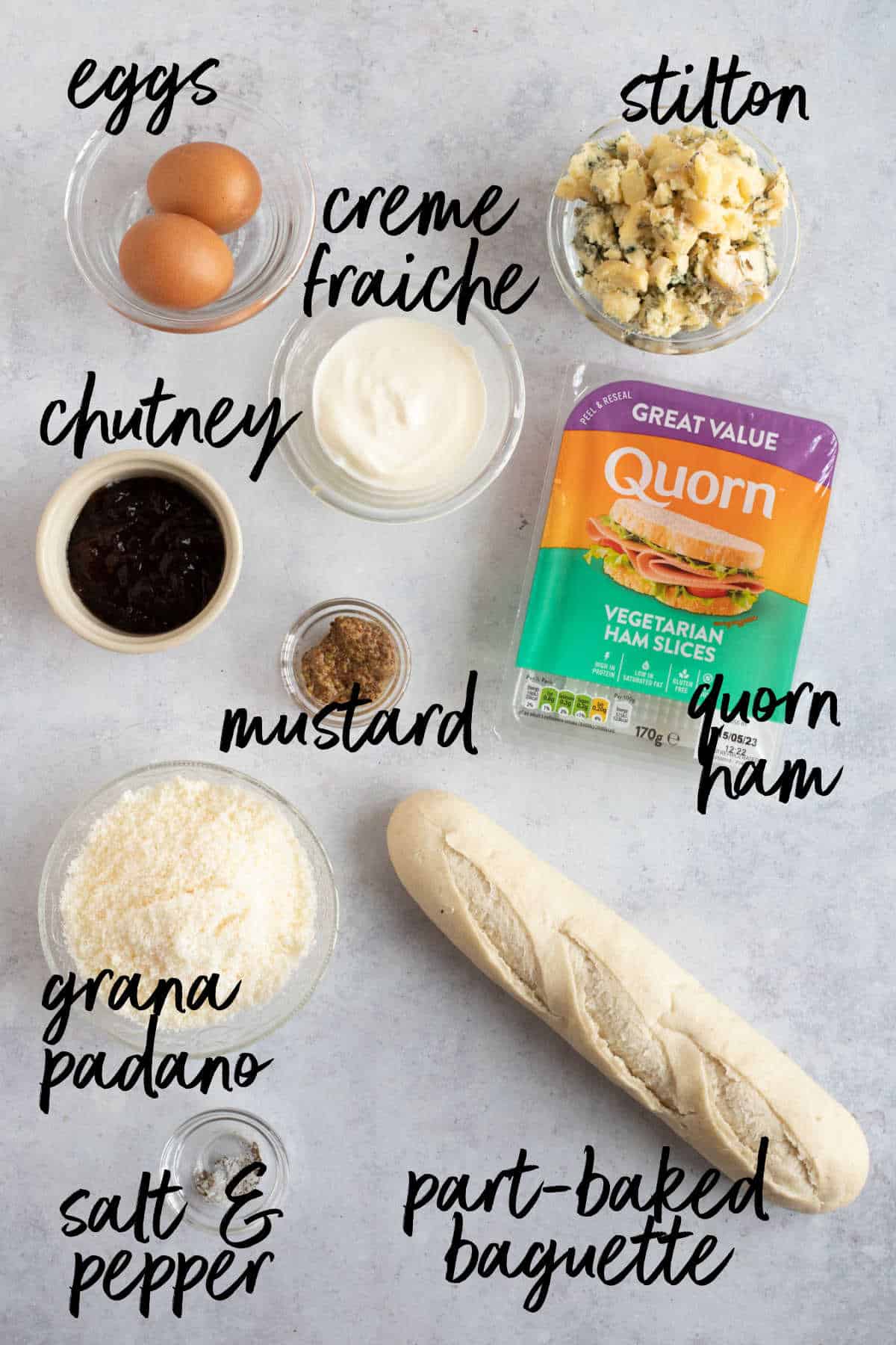 Ingredients for Rarebit Bites.