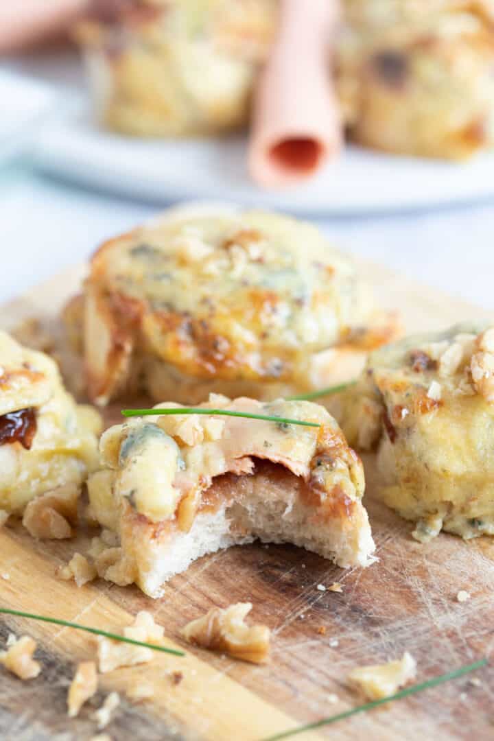 Vegetarian Quorn Ham & Stilton Rarebit Bites Effortless Foodie