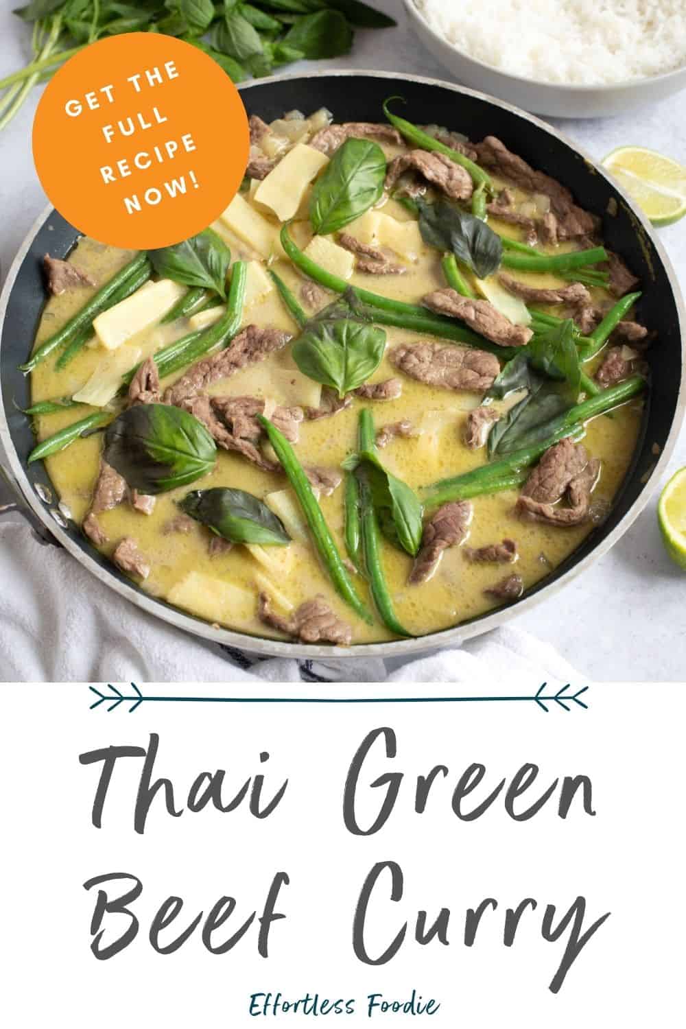 Easy Thai Green Beef Curry Recipe Effortless Foodie