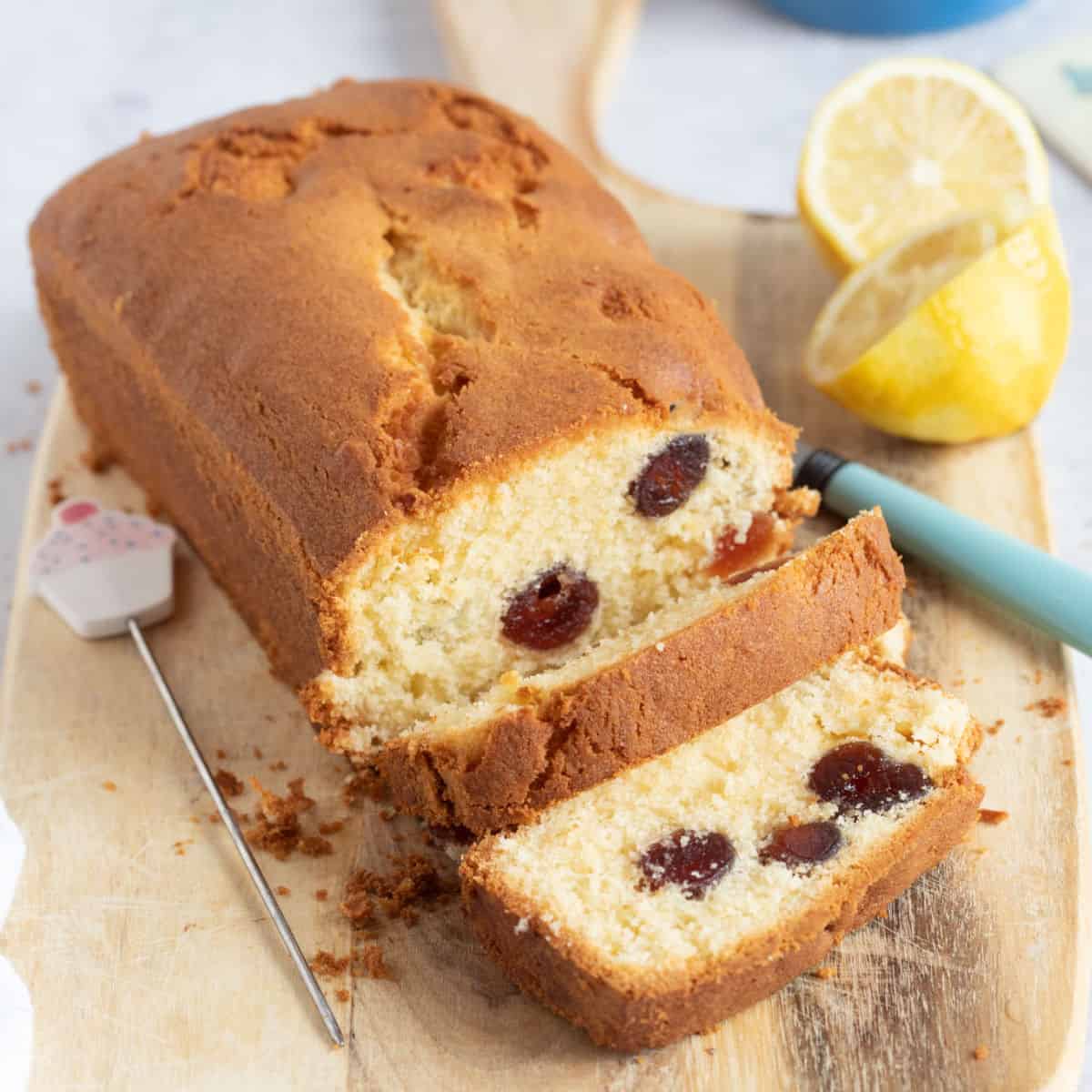 Air Fryer Cherry Madeira Cake
