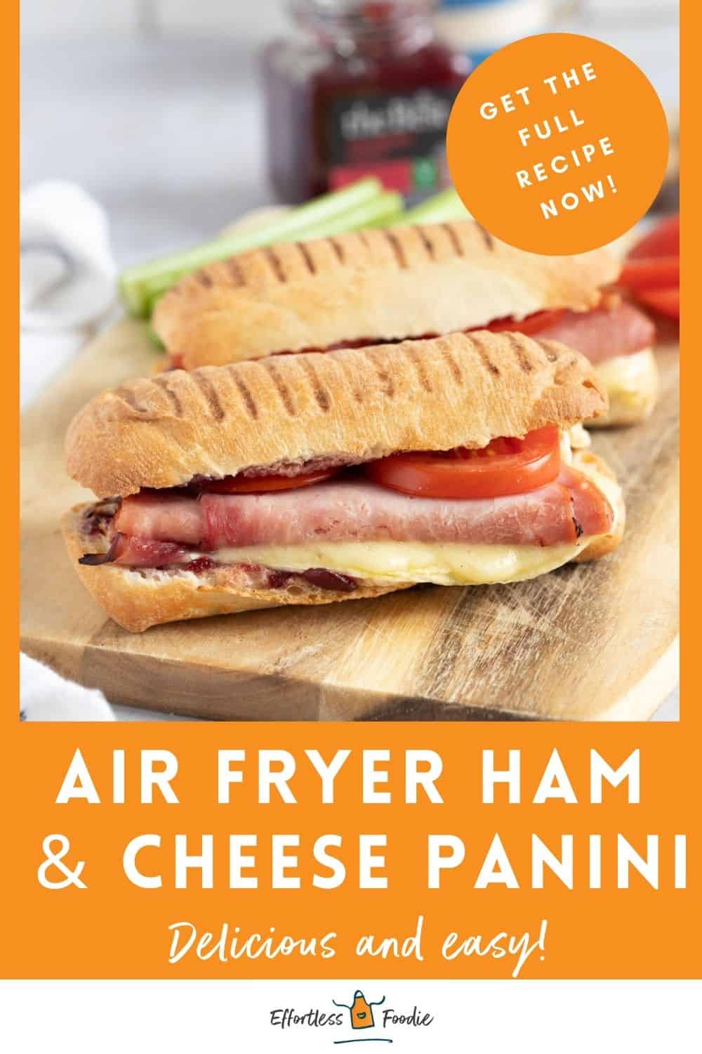 Easy Air Fryer Panini (Ham & Brie) Effortless Foodie