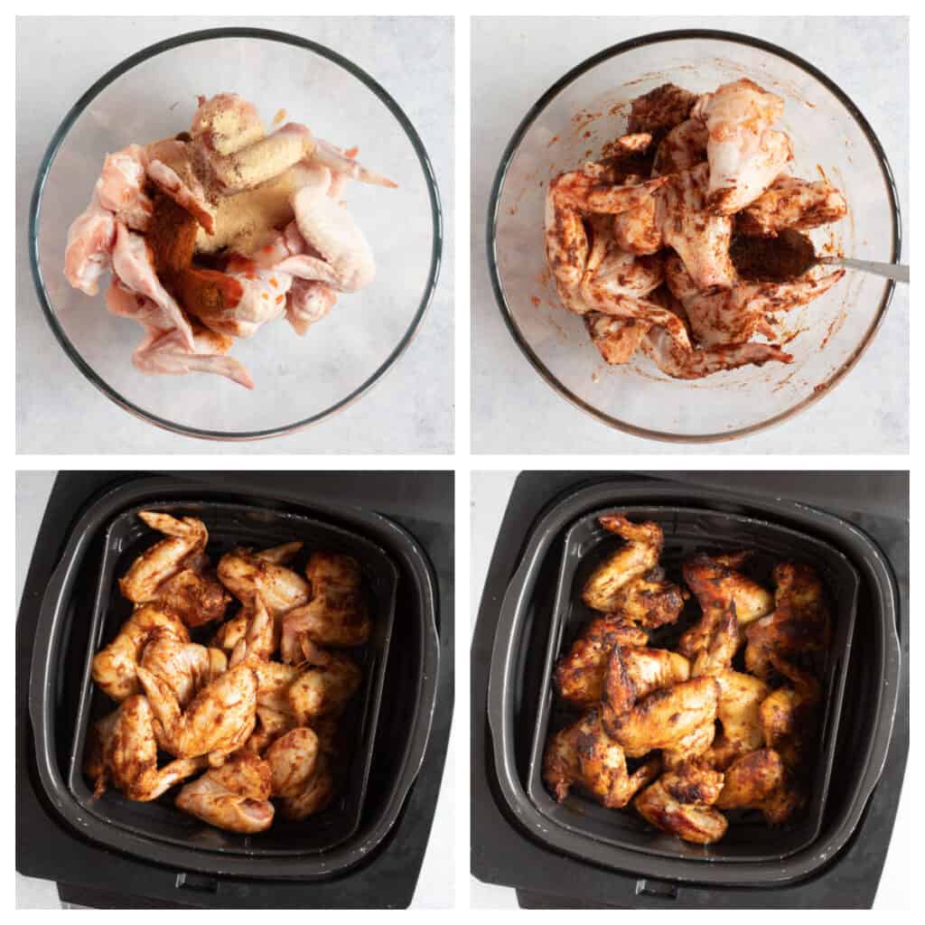 Crispy Air Fryer Chicken Wings (Hot & Spicy) - Effortless Foodie