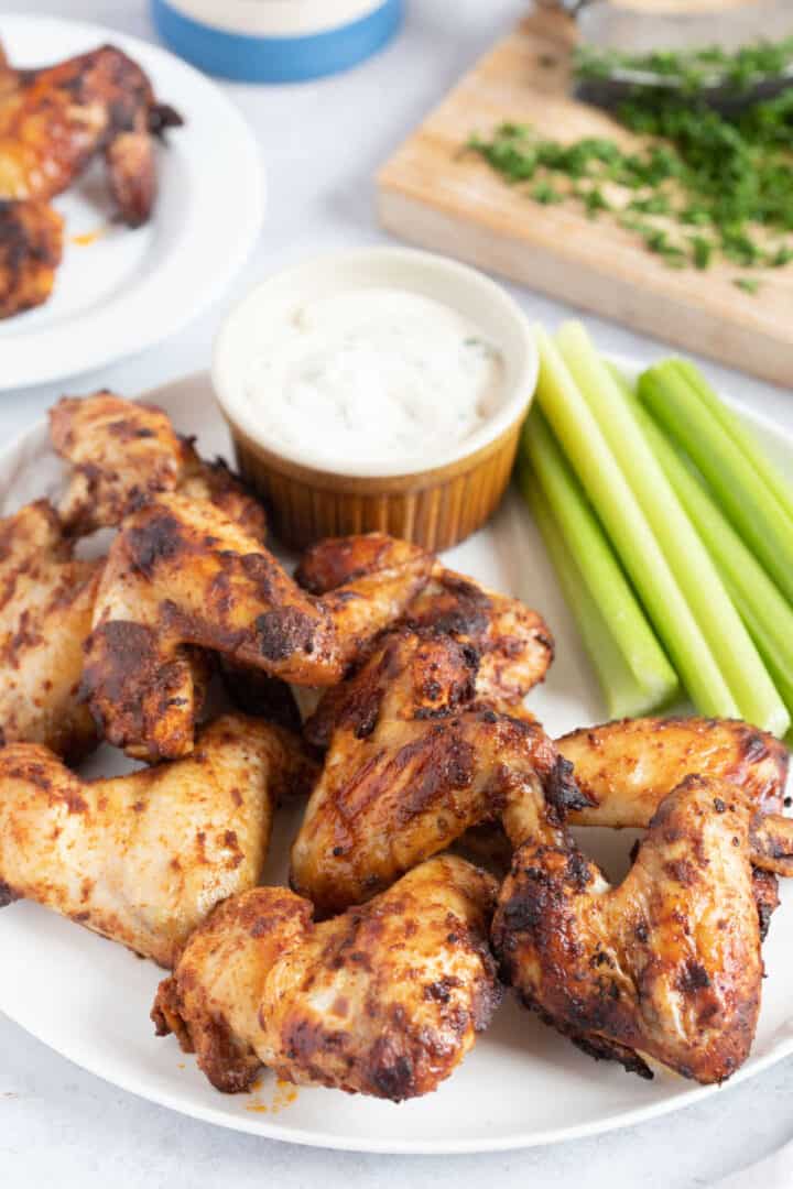 Crispy Air Fryer Chicken Wings (Hot & Spicy) - Effortless Foodie