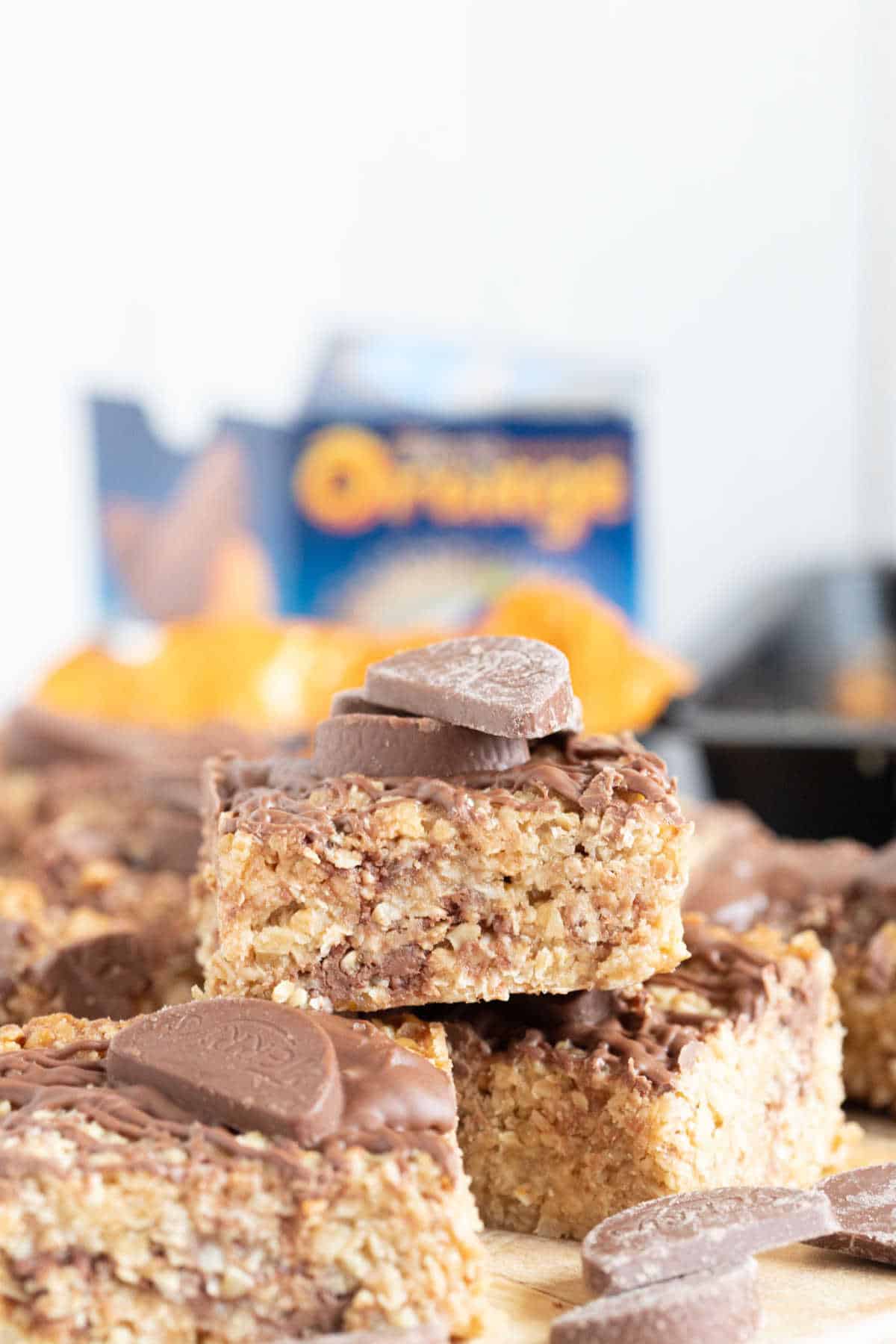 Terry's chocolate orange flapjacks.