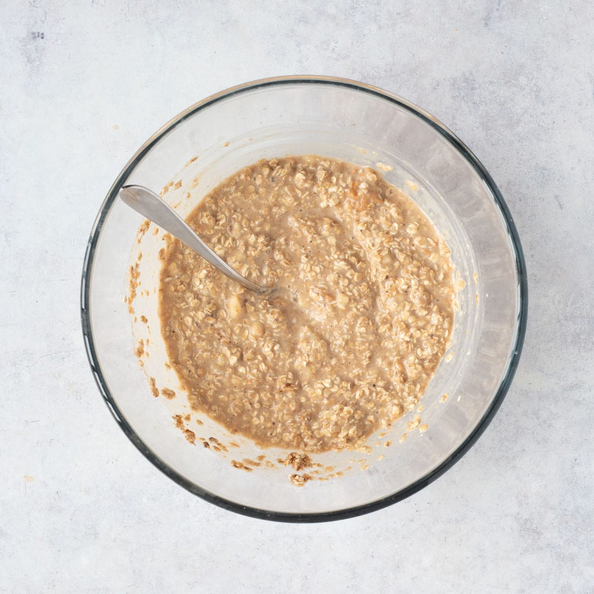 Oats with milk.