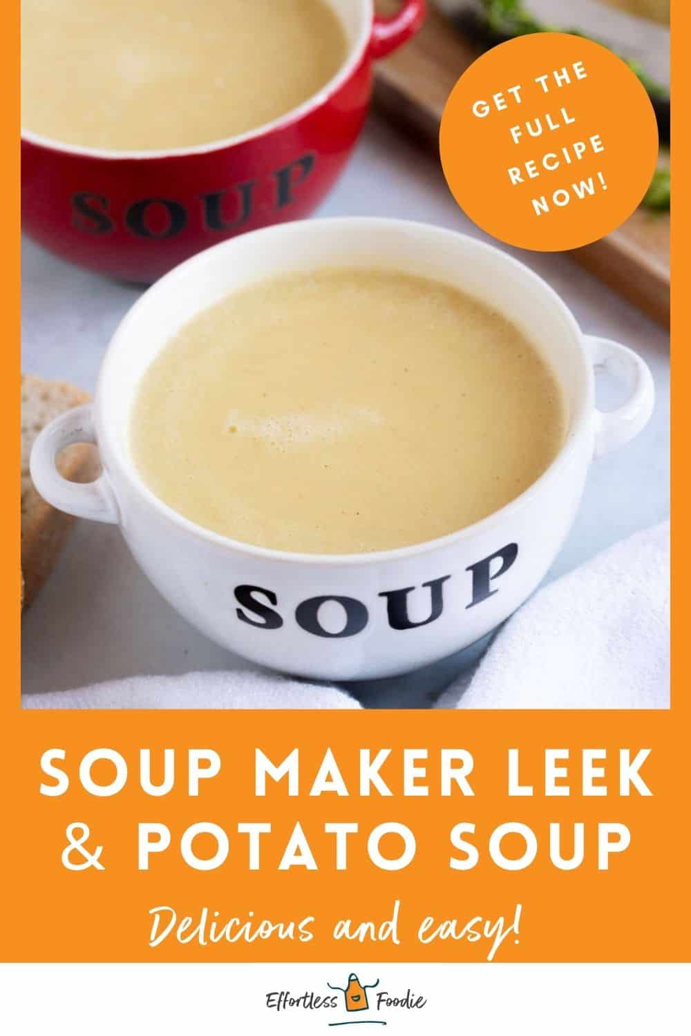 Easy Leek and Potato Soup (In A Soup Maker) Effortless Foodie