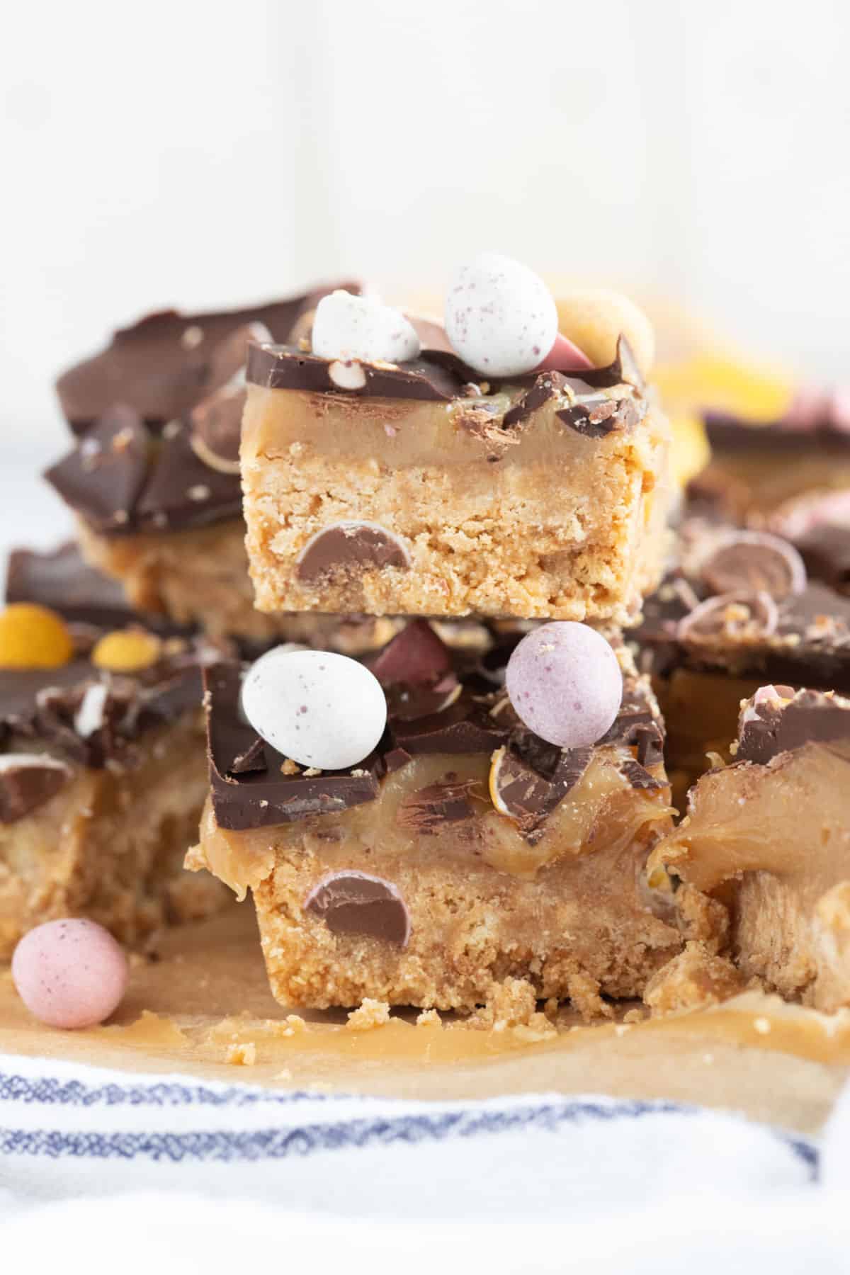 Mini Egg millionaires bars.