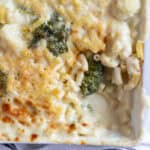 Cauliflower and broccoli mac and cheese.