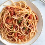 Bucatini all'Amatriciana.