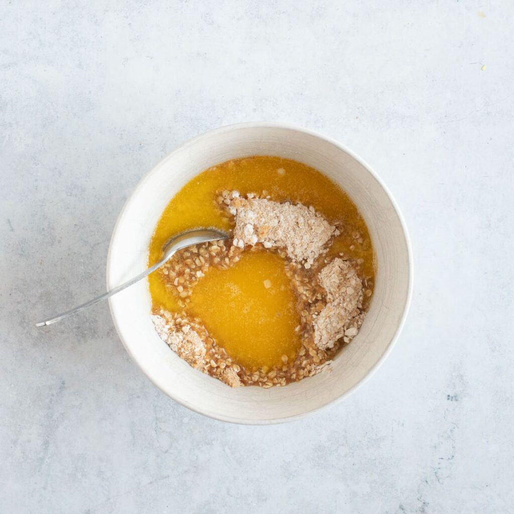 Apple and Raspberry Crumble - Effortless Foodie
