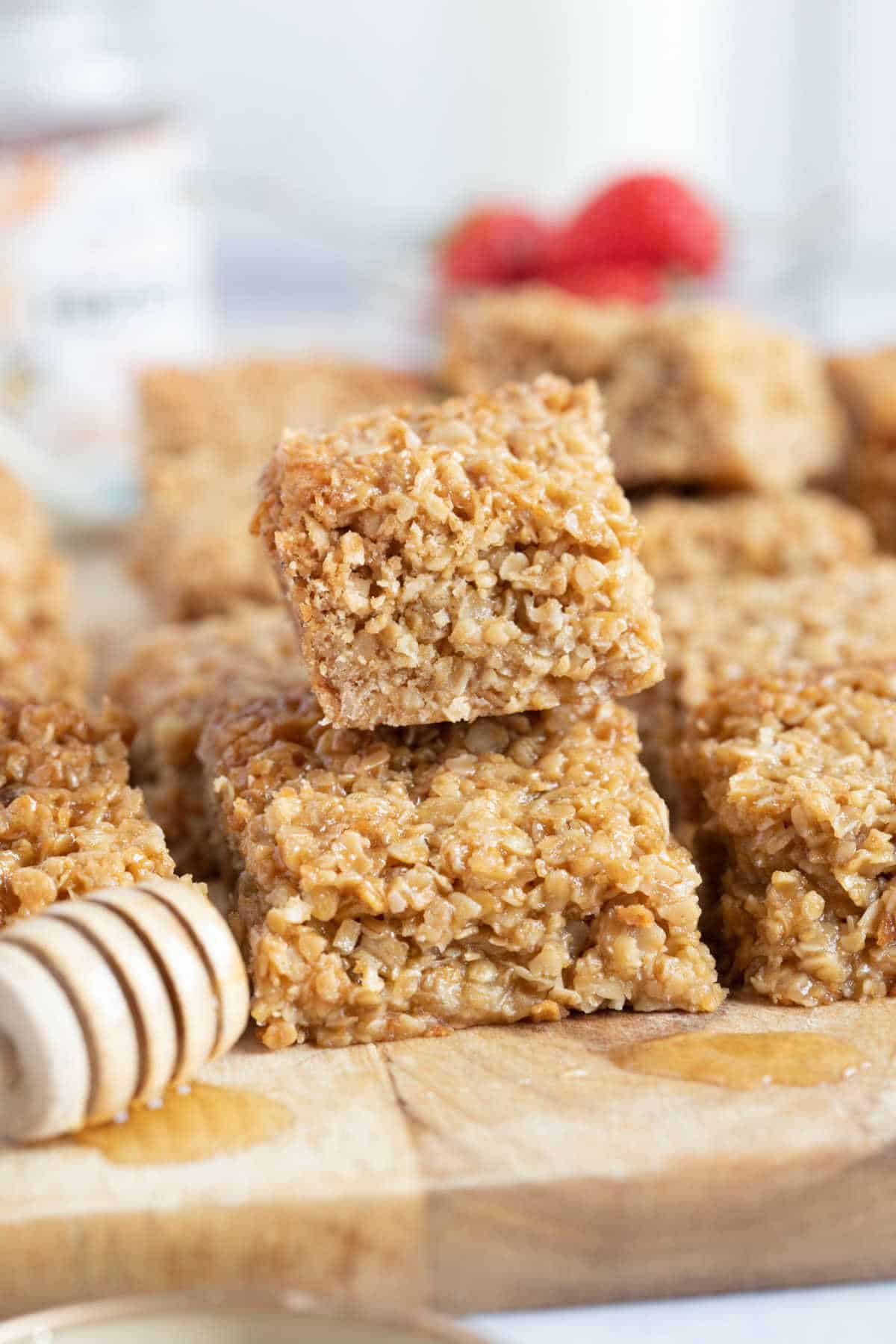 Honey flapjacks