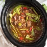 Slow cooker chinese beef